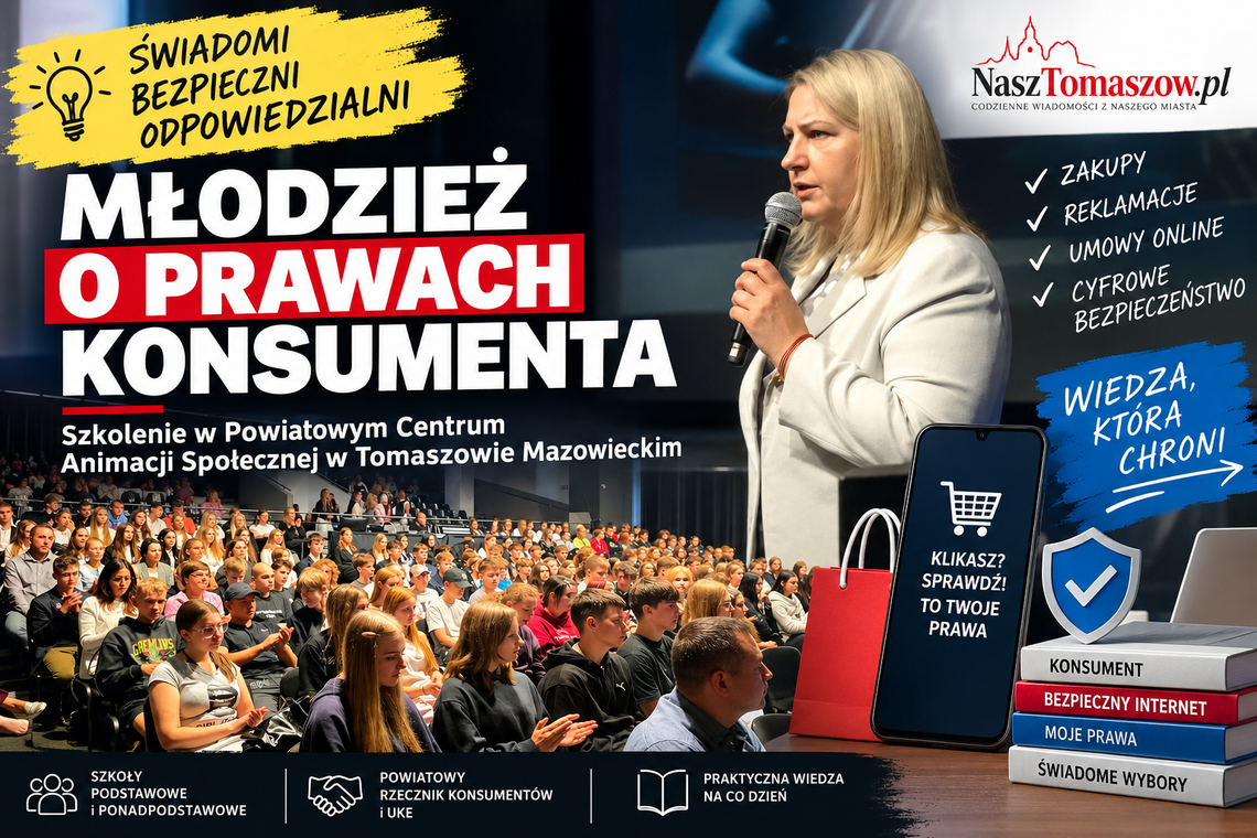 Klikasz, płacisz, zawierasz umowę. Młodzi z powiatu uczyli się, jak nie wpaść w konsumenckie pułapki