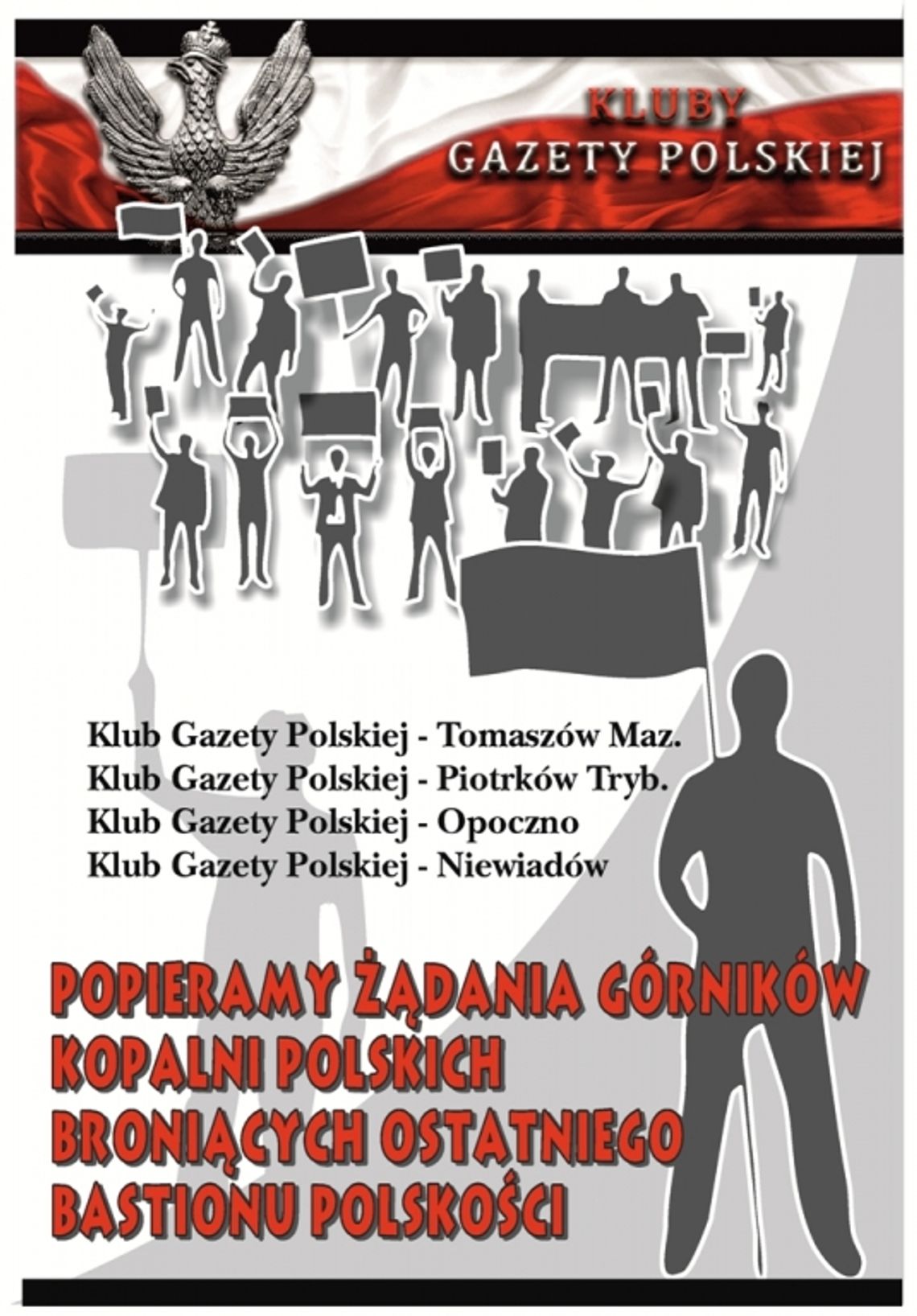 Kluby GP solidaryzują się z górnikami