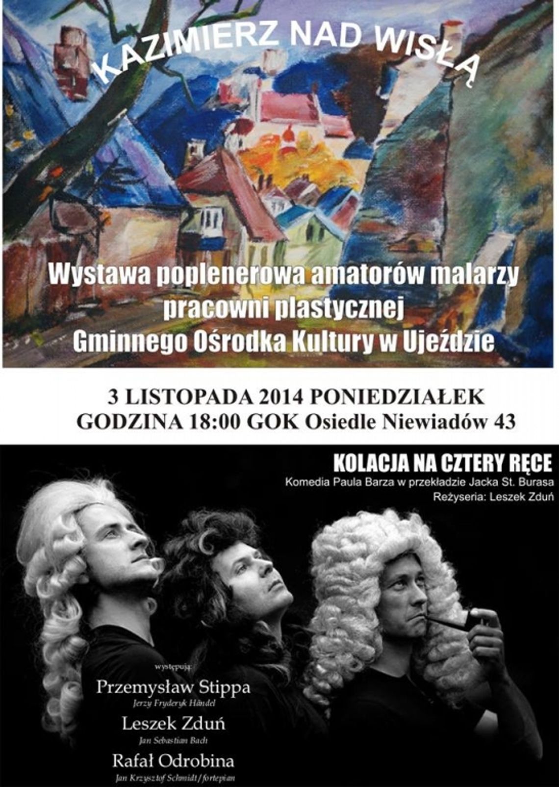 Kolacja na cztery rece w GOK Kolacja na cztery rece w GOK