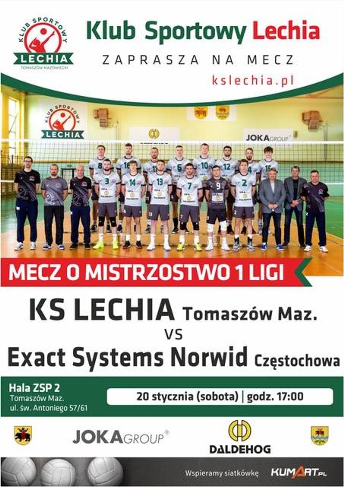 Kolejny mecz przed nami. Trzymamy kciuki