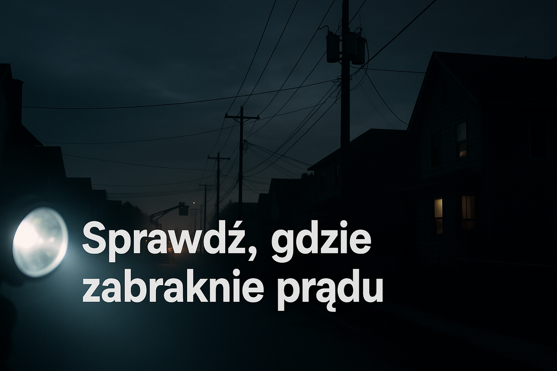 Komunikat o przerwach w dostawie prądu