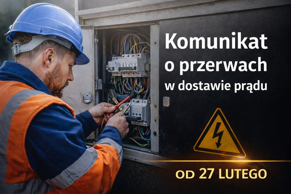 Komunikat o przerwach w dostawie prądu