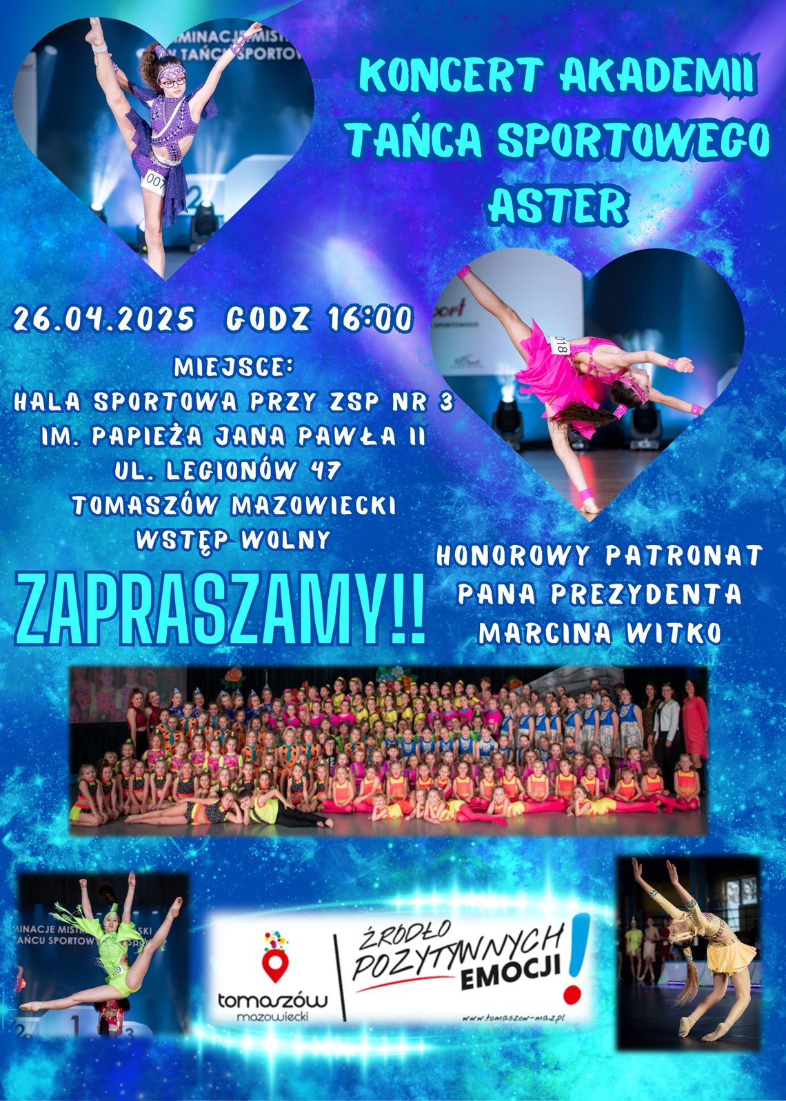 Koncert Akademii Tańca Sportowego „Aster”