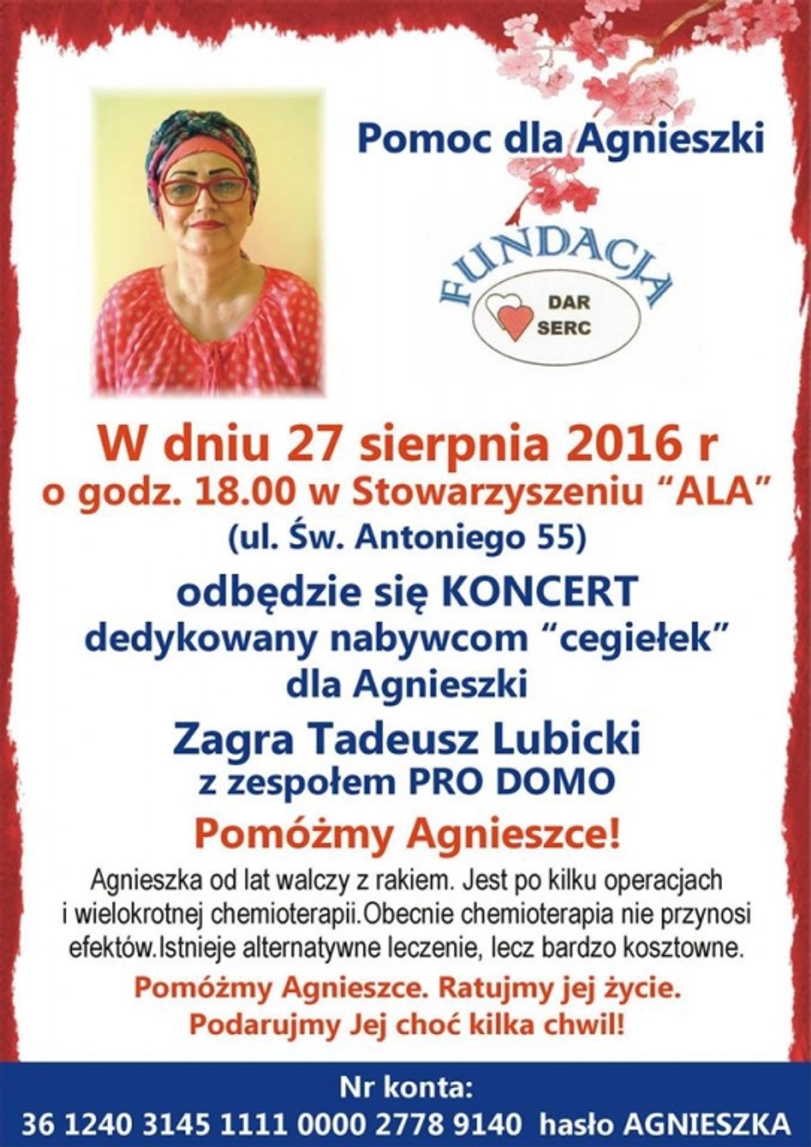 Koncert dla Agnieszki Koncert dla Agnieszki