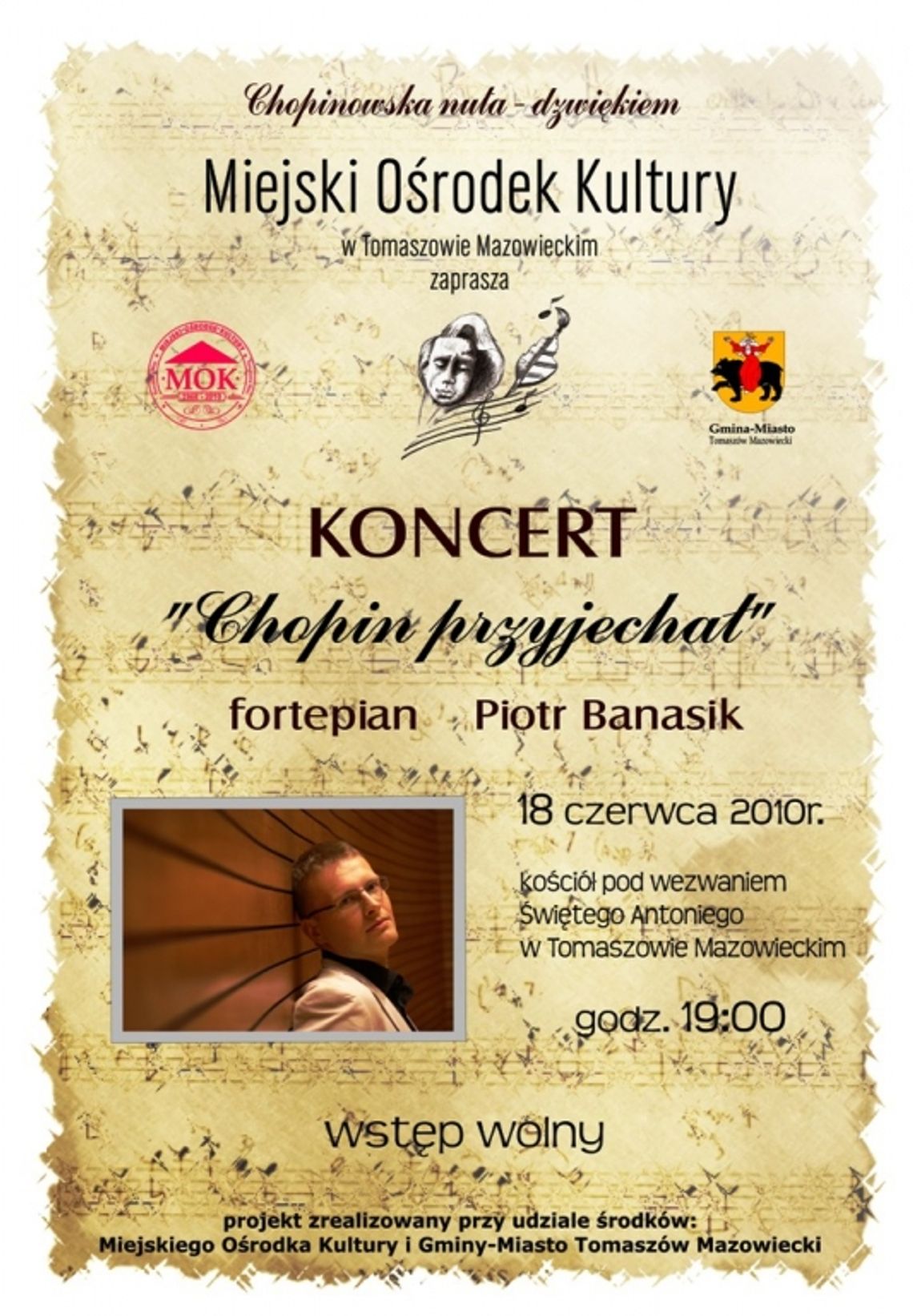 Koncert fortepianowy „Chopin przyjechał”
