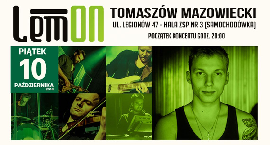 Koncert Lemon w Tomaszowie Mazowieckim juz 10 października