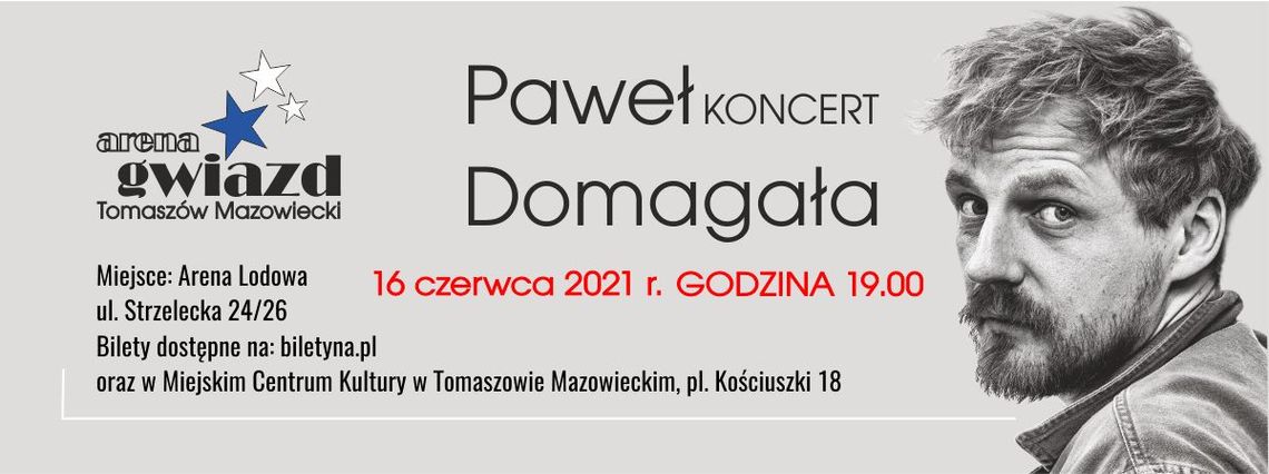 Koncert Pawła Domagały ‒ nowy termin!