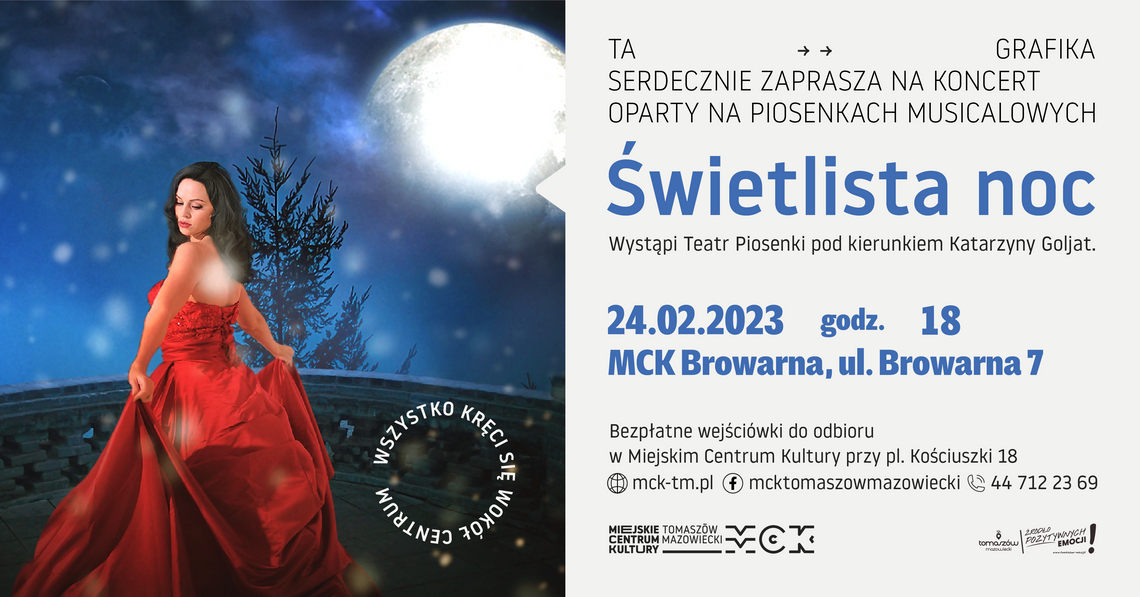 Koncert Teatru Piosenki w MCK