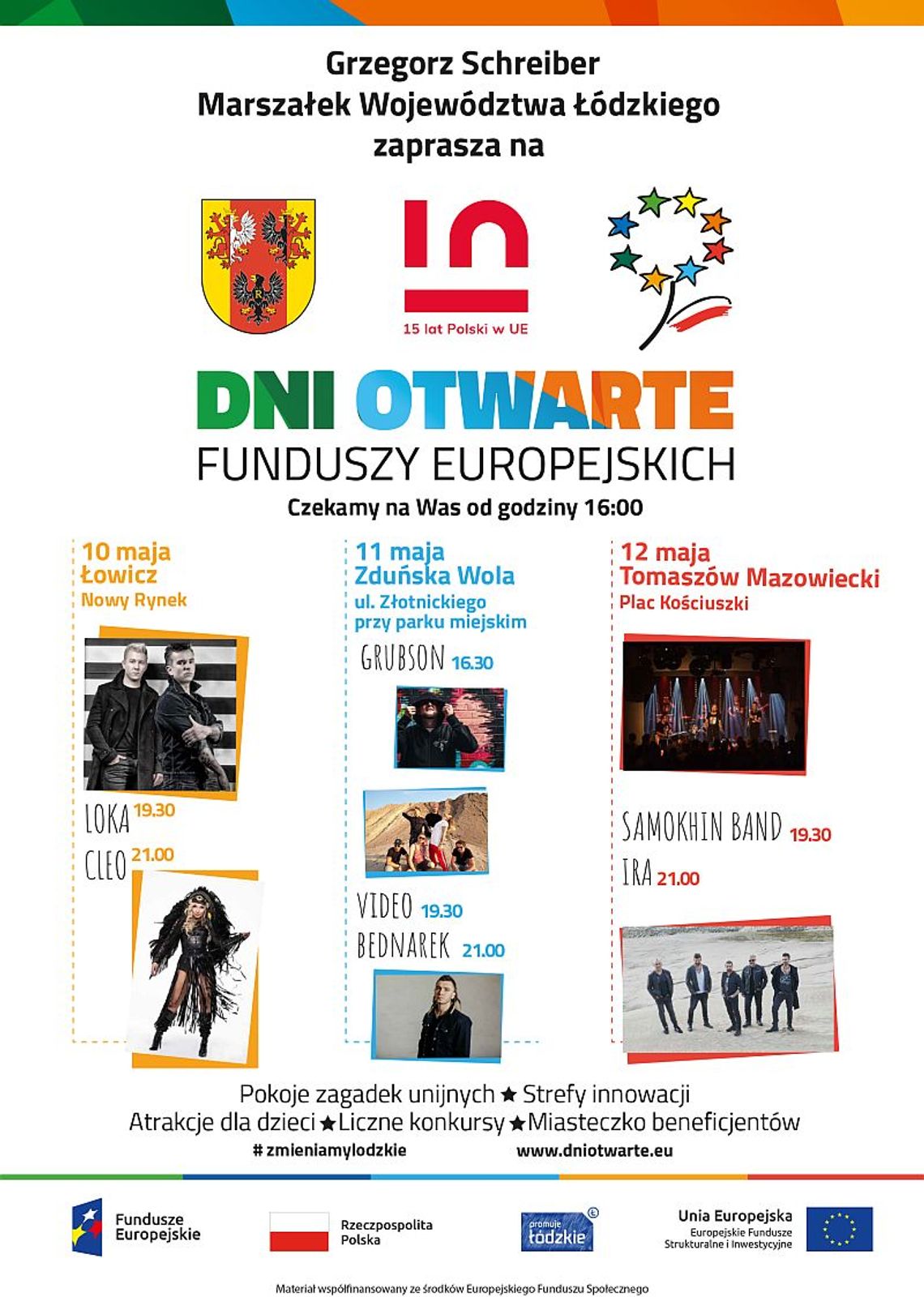 Koncerty: Samokhin Band i IRA na Dniach Otwartych Funduszy Europejskich Koncerty: Samokhin Band i IRA na Dniach Otwartych Funduszy Europejskich