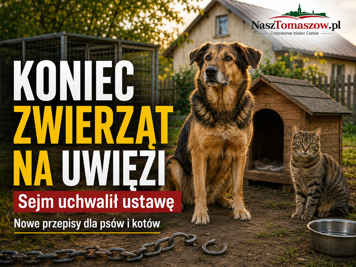 Koniec łańcucha coraz bliżej. Sejm uchwalił ustawę zakazującą trzymania zwierząt na uwięzi