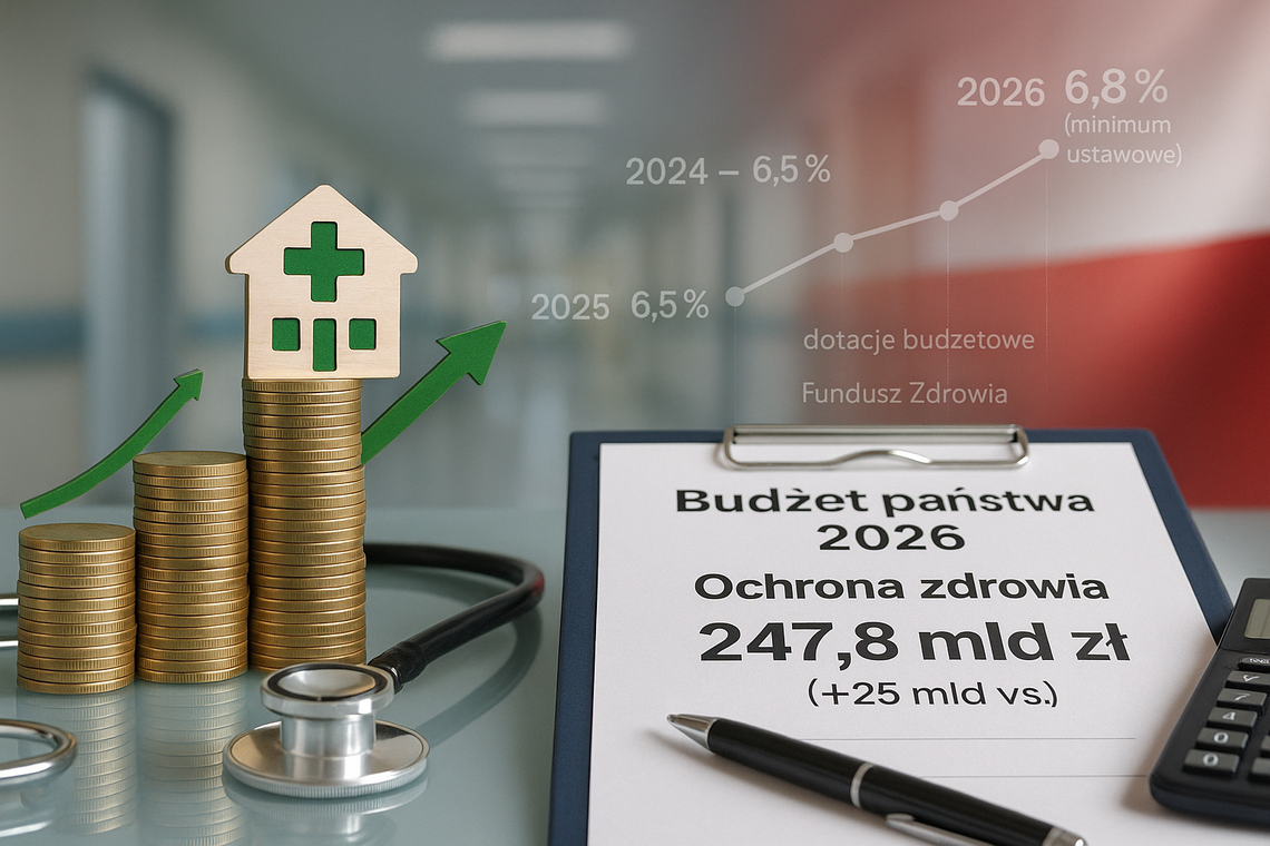 Konieczny: możemy się spodziewać, że dotacje na zdrowie będą musiały być w 2026 r. zwiększone