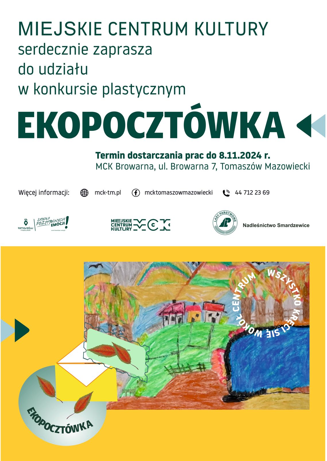 Konkurs plastyczny „Ekopocztówka” – MCK czeka na Wasze prace