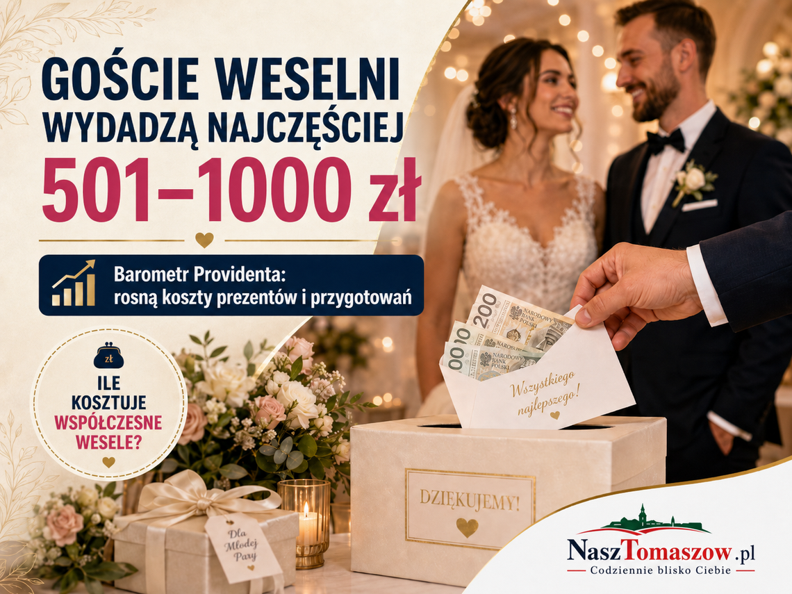 Koperta, sukienka, fryzjer i nocleg. Wesele coraz częściej zaczyna się od kalkulatora