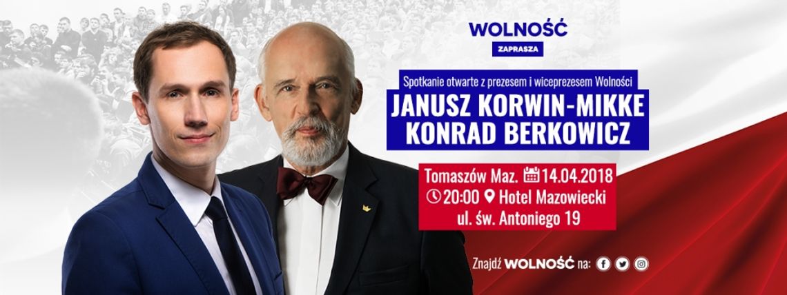 Korwin Mikke ponownie w Tomaszowie