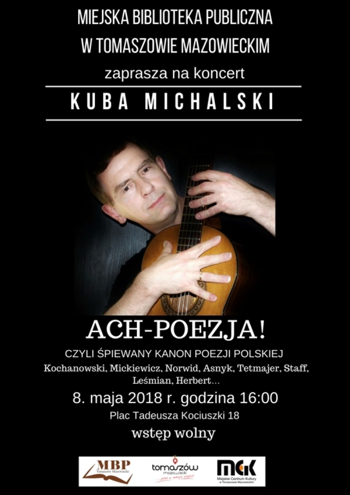 Kuba Michalski - KONCERT  ACH - POEZJA !