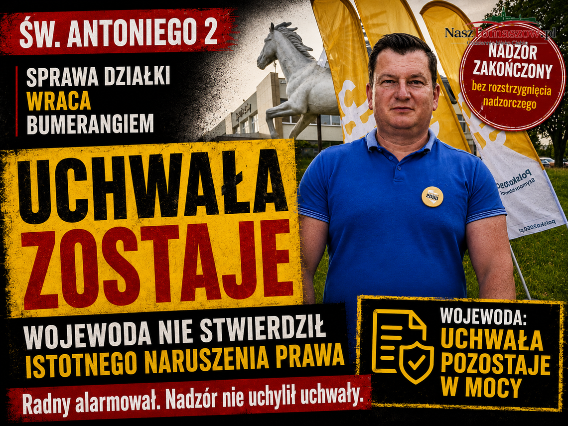 Kucharski wytropił aferę przy św. Antoniego. Wojewoda studzi emocje. Nikt nie złamał prawa