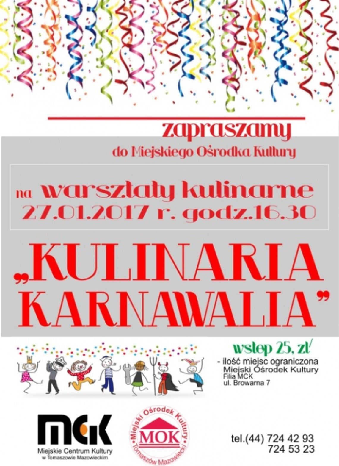 KULINARIA KARNAWALIA - warsztaty kulinarne