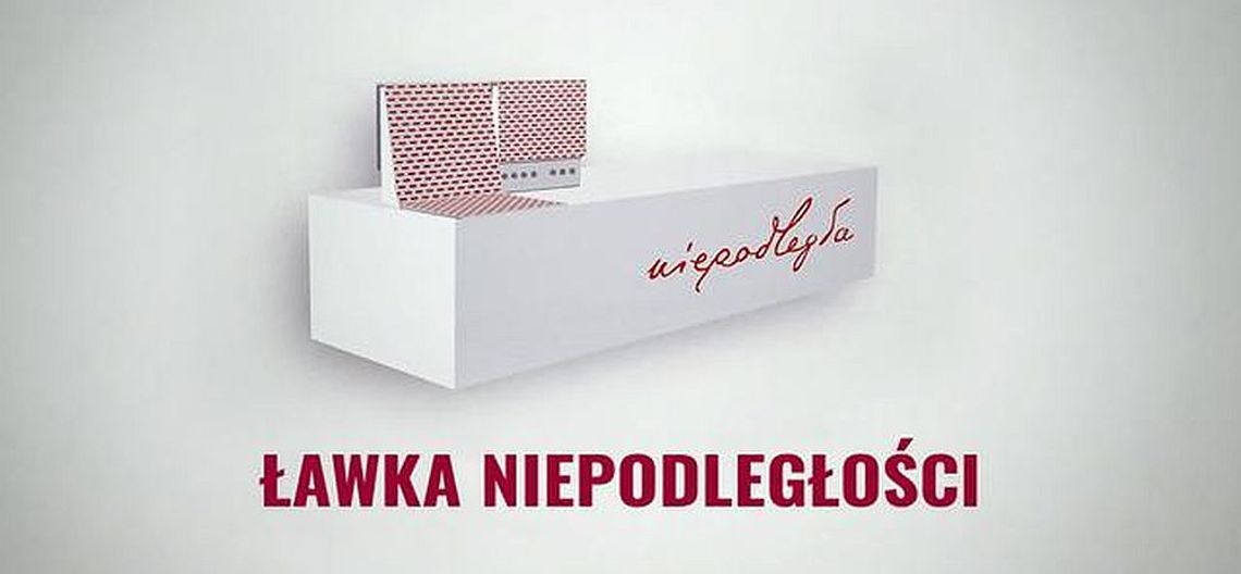 Ławka Niepodległości w Tomaszowie Mazowieckim. MON rozstrzygnęło konkurs.