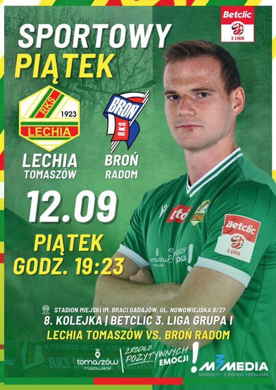 Lechia – Broń Radom. Piątkowy hit przy Nowowiejskiej: historia, atuty, bilety