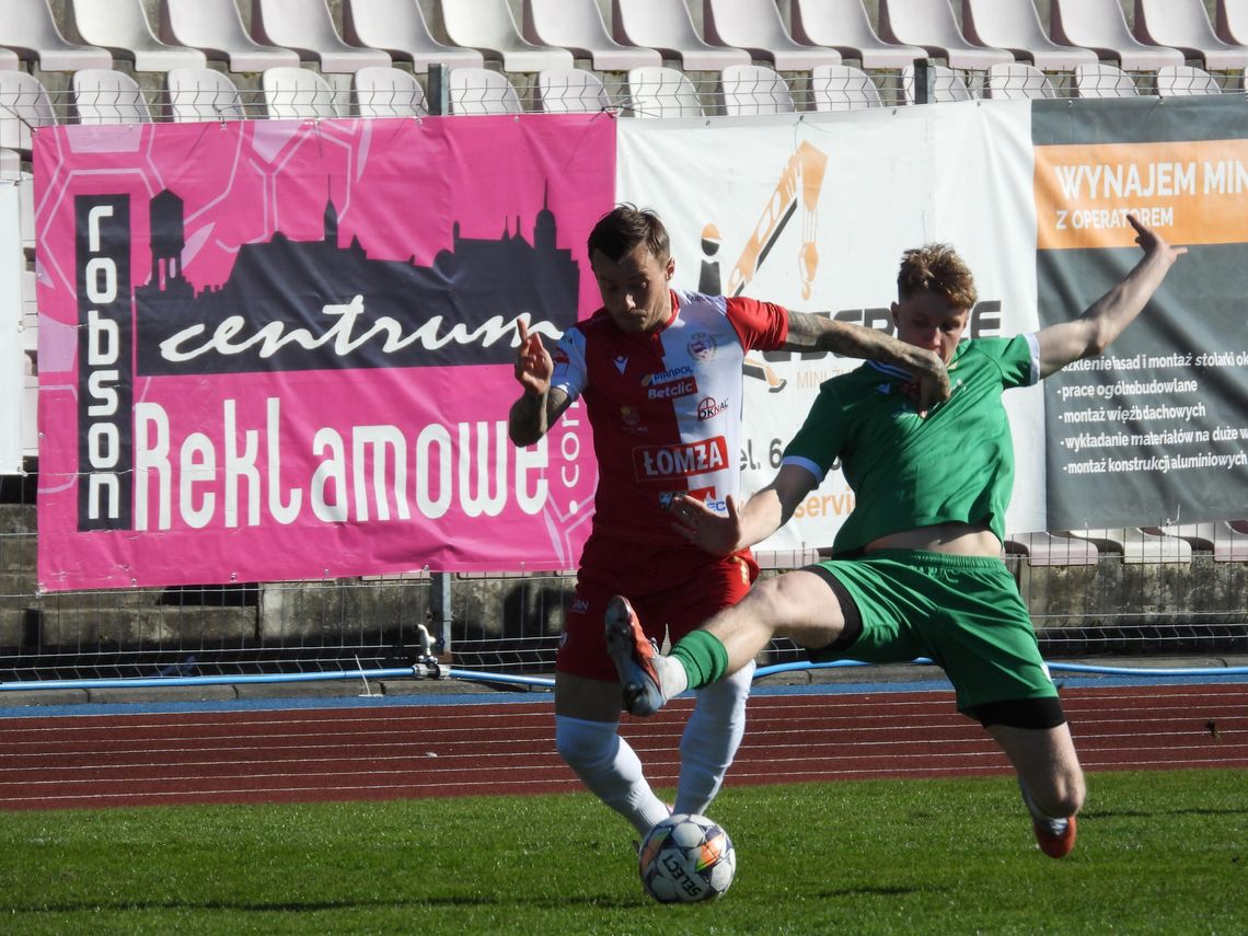 Lechia była lepsza, ale wróciła z niedosytem. W Łomży zabrakło kropki nad „i”