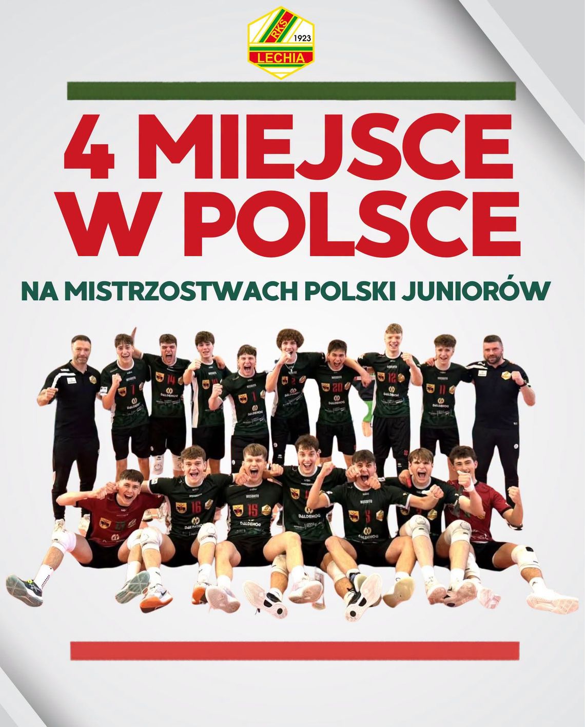 Lechia czwartą drużyną w Polsce. Juniorzy zakończyli mistrzostwa tuż za podium