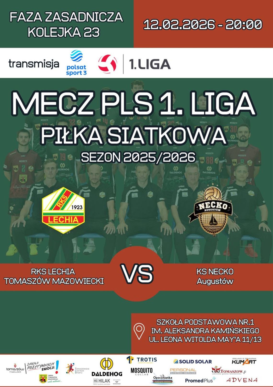Lechia Tomaszów kontra Necko — przyjdź i kibicuj!