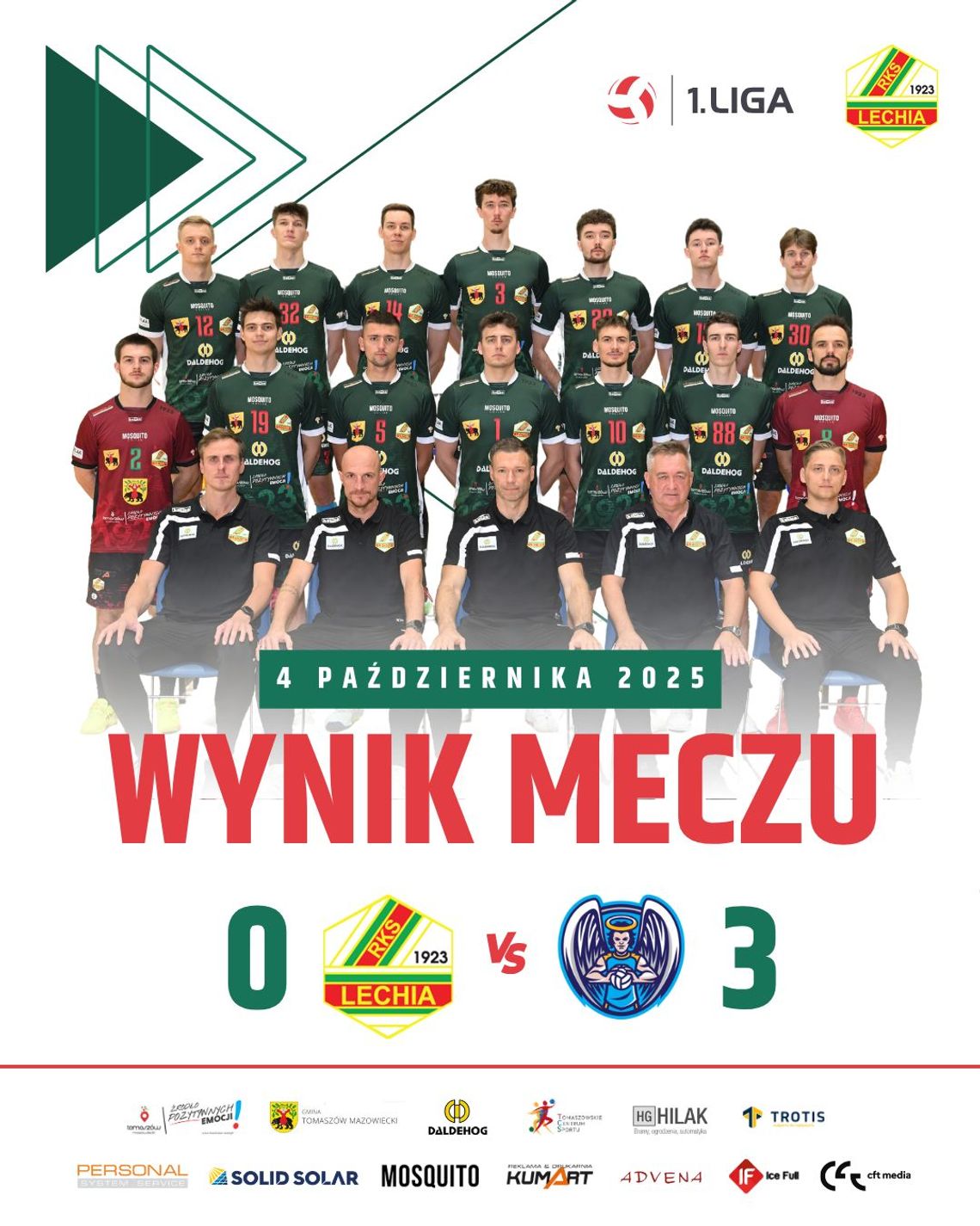 Lechia Tomaszów Mazowiecki - CUK Anioły Toruń 0:3 Lechia Tomaszów Mazowiecki - CUK Anioły Toruń 0:3