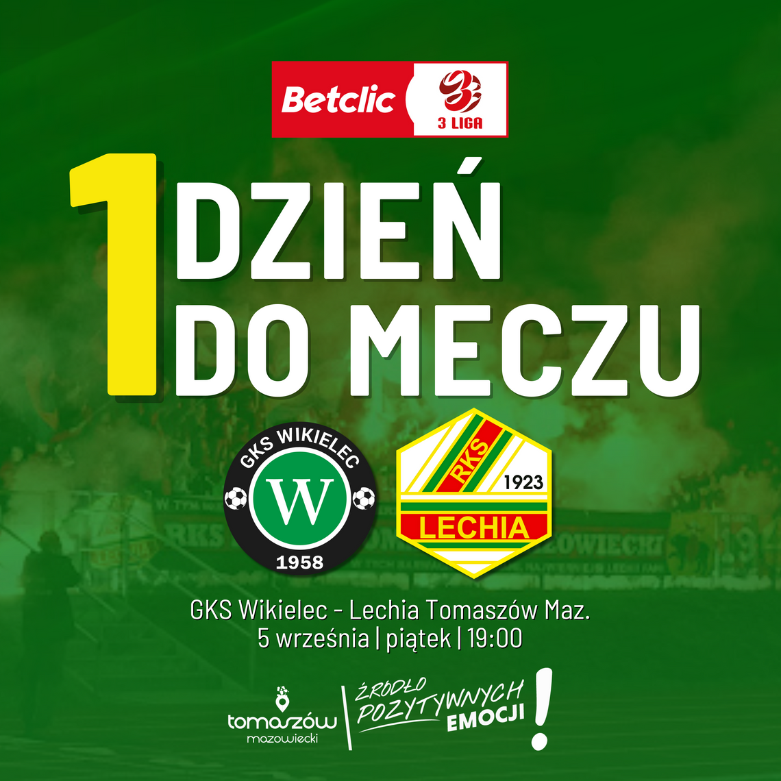Lechia Tomaszów Mazowiecki. Daleki wyjazd, ważne punkty do odzyskania oddechu