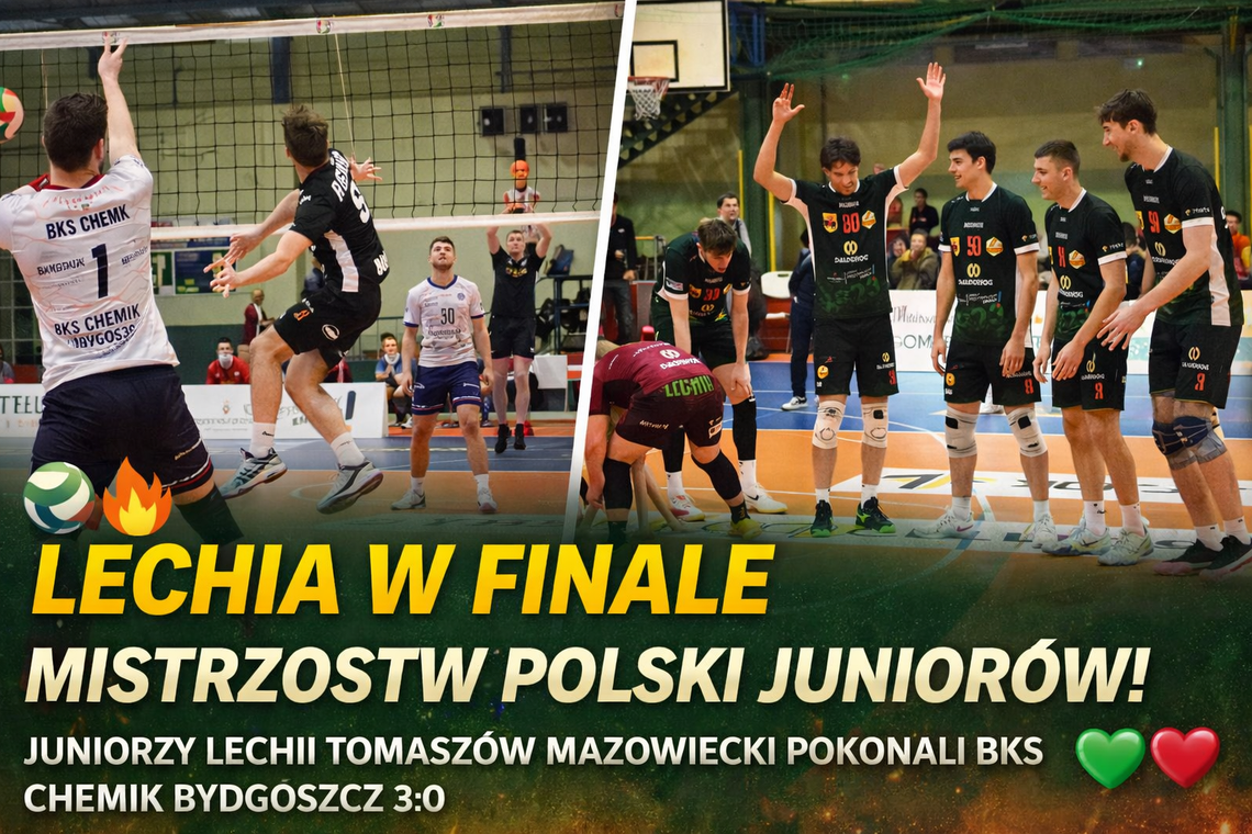 Lechia Tomaszów Mazowiecki w finale Mistrzostw Polski Juniorów. Wielkie emocje w hali