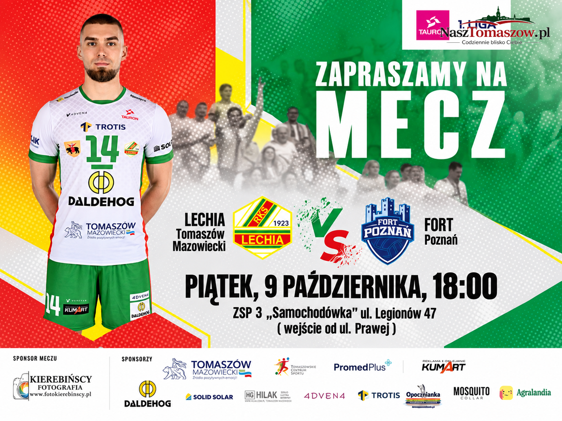Lechia wraca przed własną publiczność. W piątek siatkarskie emocje w Samochodówce