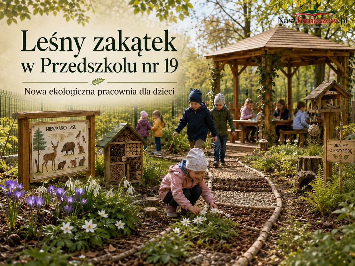 Leśny zakątek przy Przedszkolu nr 19. Zdegradowany plac zmieni się w mały las Leśny zakątek przy Przedszkolu nr 19. Zdegradowany plac zmieni się w mały las