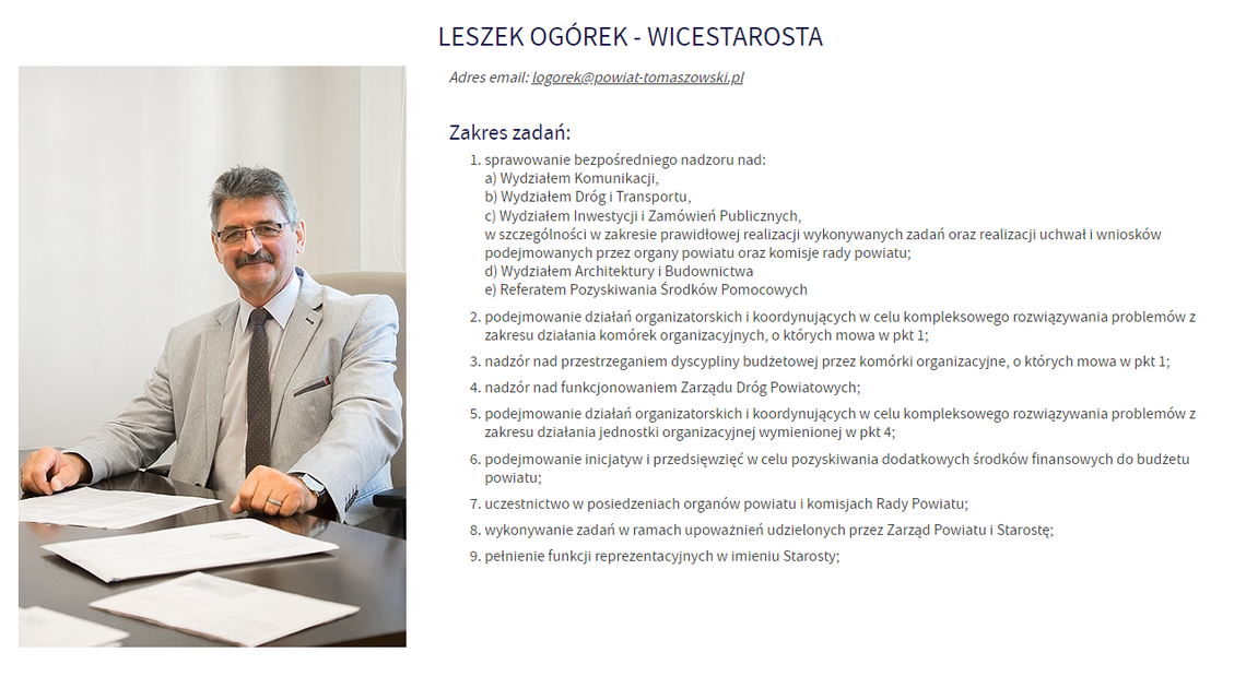 Leszek Ogórek nadal wicestarostą. Spieszą się bardzo powoli.