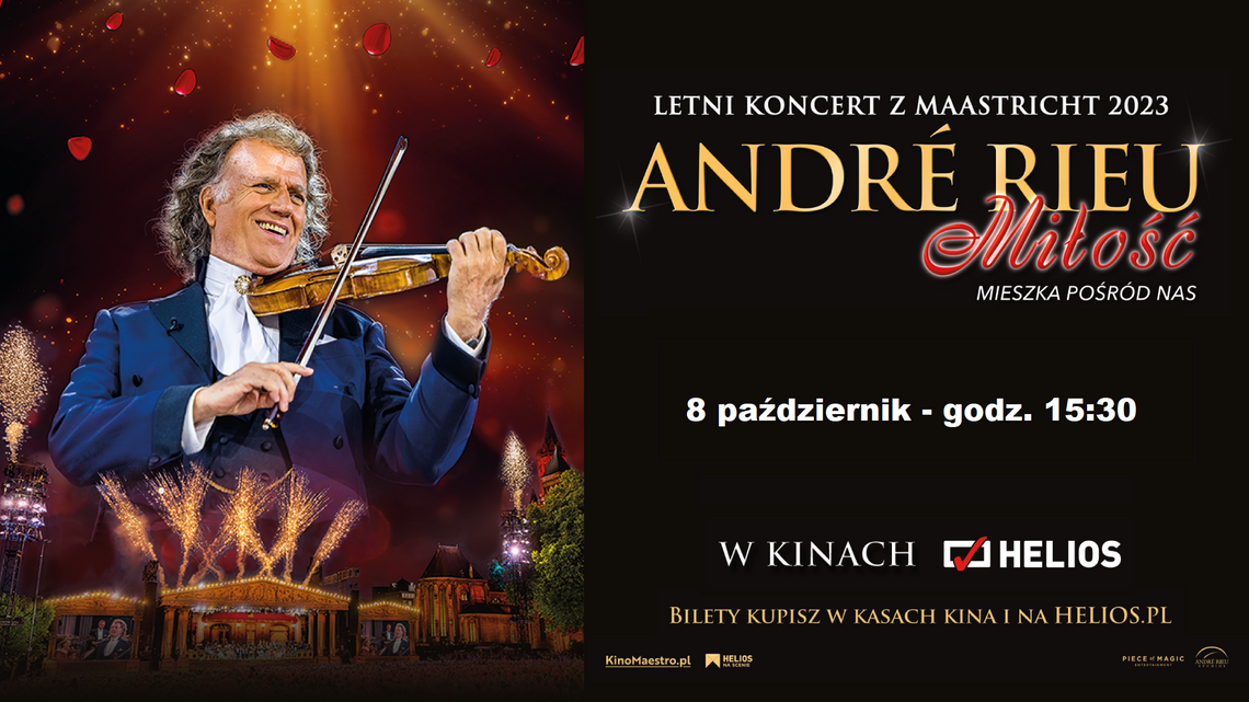 Letni koncert André Rieu po raz ostatni na ekranach kin Helios