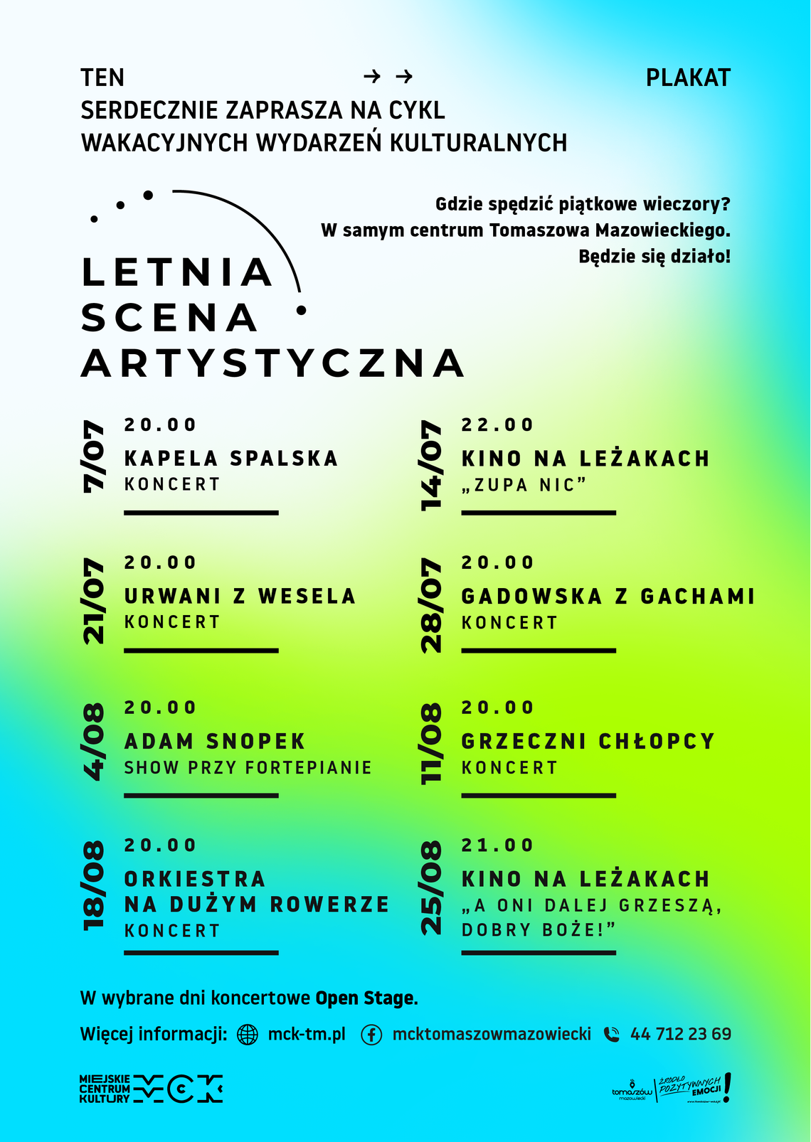 Letnia Scena Artystyczna – możesz wystąpić i Ty