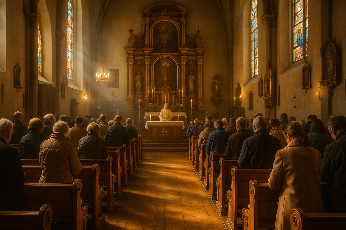 Liczenie wiernych podczas niedzielnych praktyk religijnych - za miesiąc
