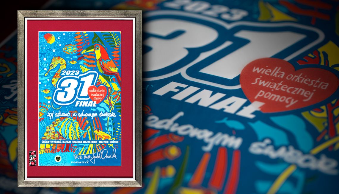 Limitowana seria 25 unikatowych płytek ceramicznych przekazana na 31. Finał Wielkiej Orkiestry Świątecznej Pomocy!