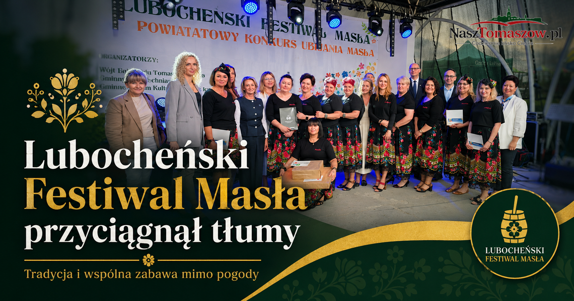 Lubocheński Festiwal Masła przyciągnął tłumy. Tradycja i wspólna zabawa mimo pogody Lubocheński Festiwal Masła przyciągnął tłumy. Tradycja i wspólna zabawa mimo pogody