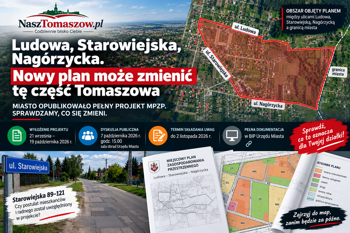 Ludowa, Starowiejska, Nagórzycka. Miasto pokazało pełny projekt planu, a teraz zaczyna się walka o szczegóły