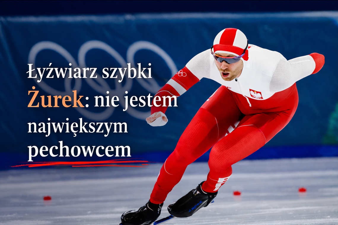 Łyżwiarz szybki Żurek: nie jestem największym pechowcem