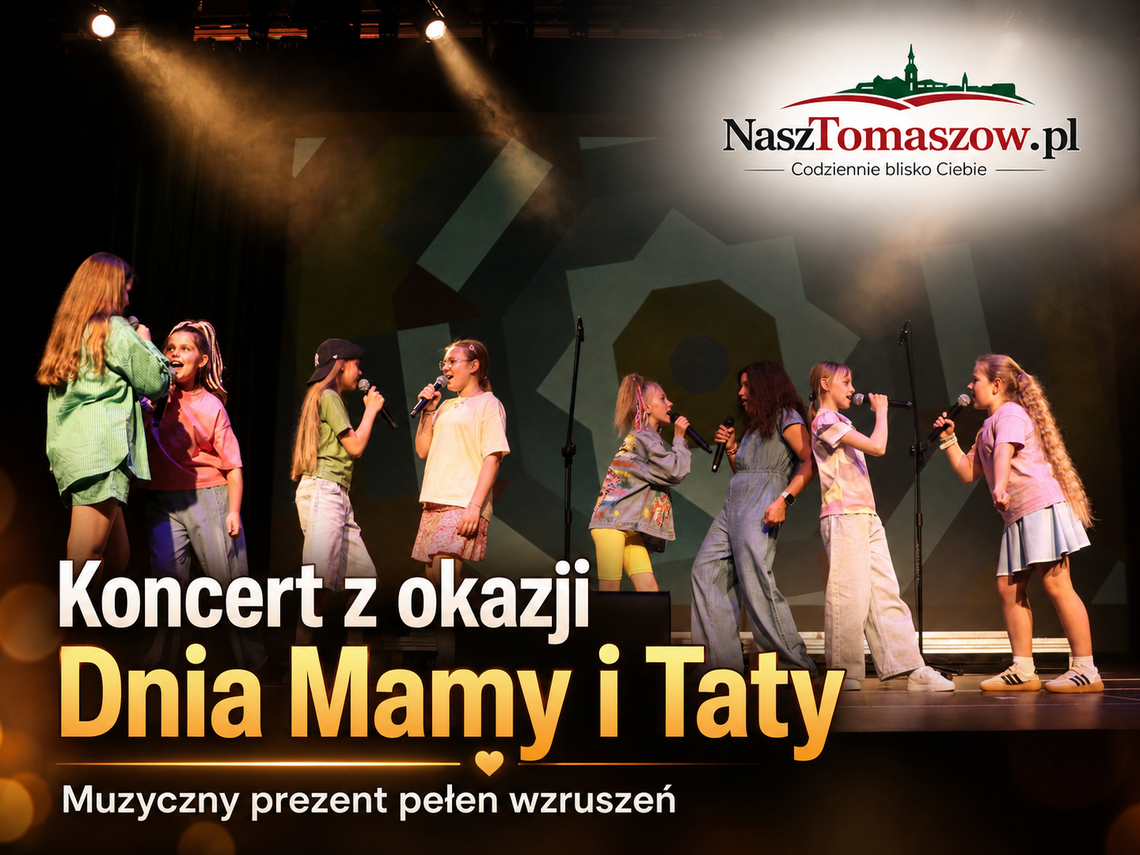 Łzy wzruszenia, muzyka i dziecięca wyobraźnia. Tak świętowano Dzień Mamy i Taty w Tomaszowie