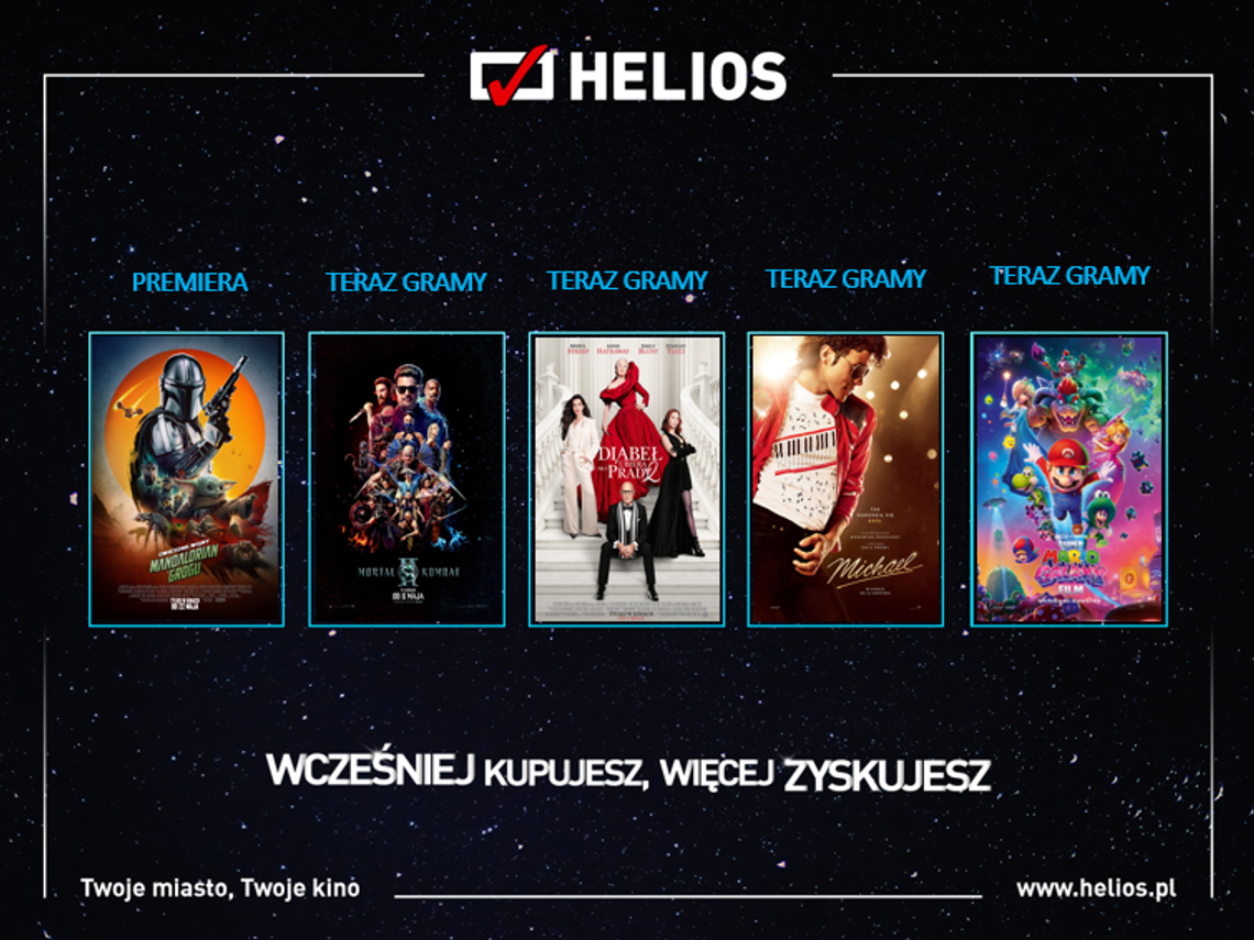 Maj w Heliosie pachnie popcornem, galaktyczną przygodą i Dniem Matki. Na ekrany wchodzą „Mandalorian & Grogu” Maj w Heliosie pachnie popcornem, galaktyczną przygodą i Dniem Matki. Na ekrany wchodzą „Mandalorian & Grogu”