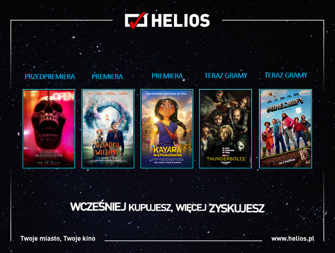 Majowe nowości w kinach Helios