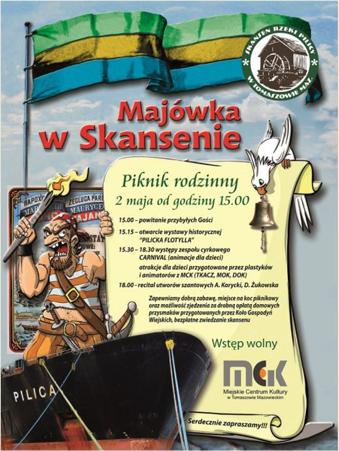 Majówka Historyczna w Skansenie Rzeki Pilicy Majówka Historyczna w Skansenie Rzeki Pilicy