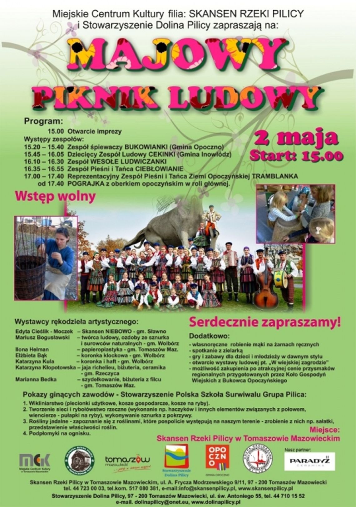 Majowy Piknik Ludowy w Skansenie