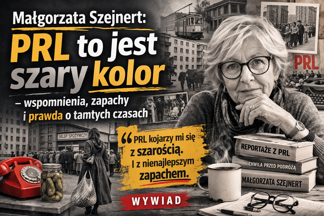 Małgorzata Szejnert: PRL to jest szary kolor (wywiad) Małgorzata Szejnert: PRL to jest szary kolor (wywiad)