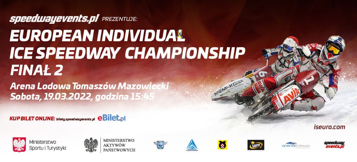 Mamy dla Was zaproszenia na European Individual Ice Speedway Championship