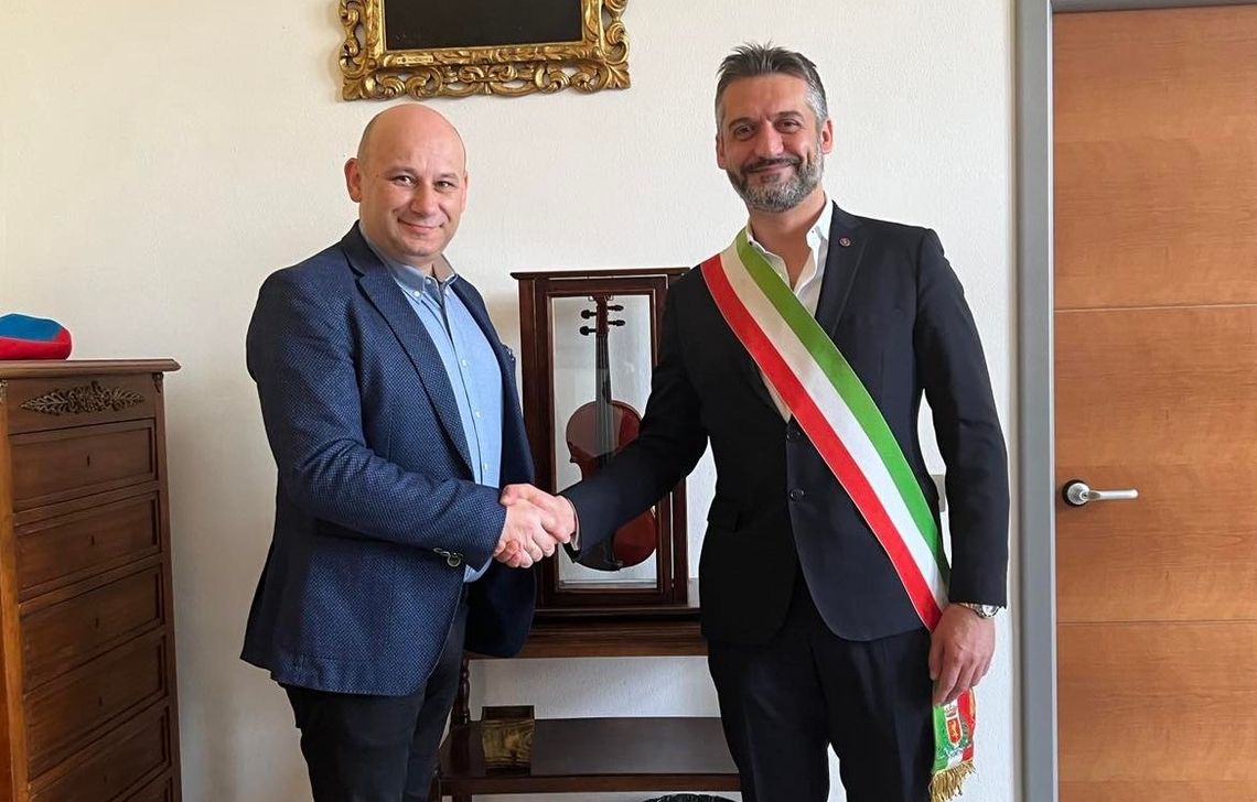 Marcin Witko z wizytą w Tortonie