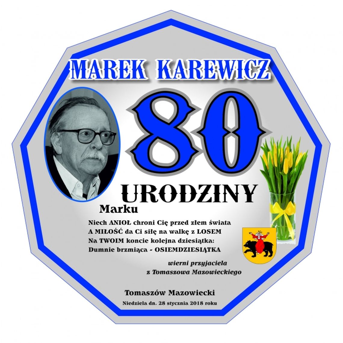 Marek Karewicz skończy w niedzielę 80 lat