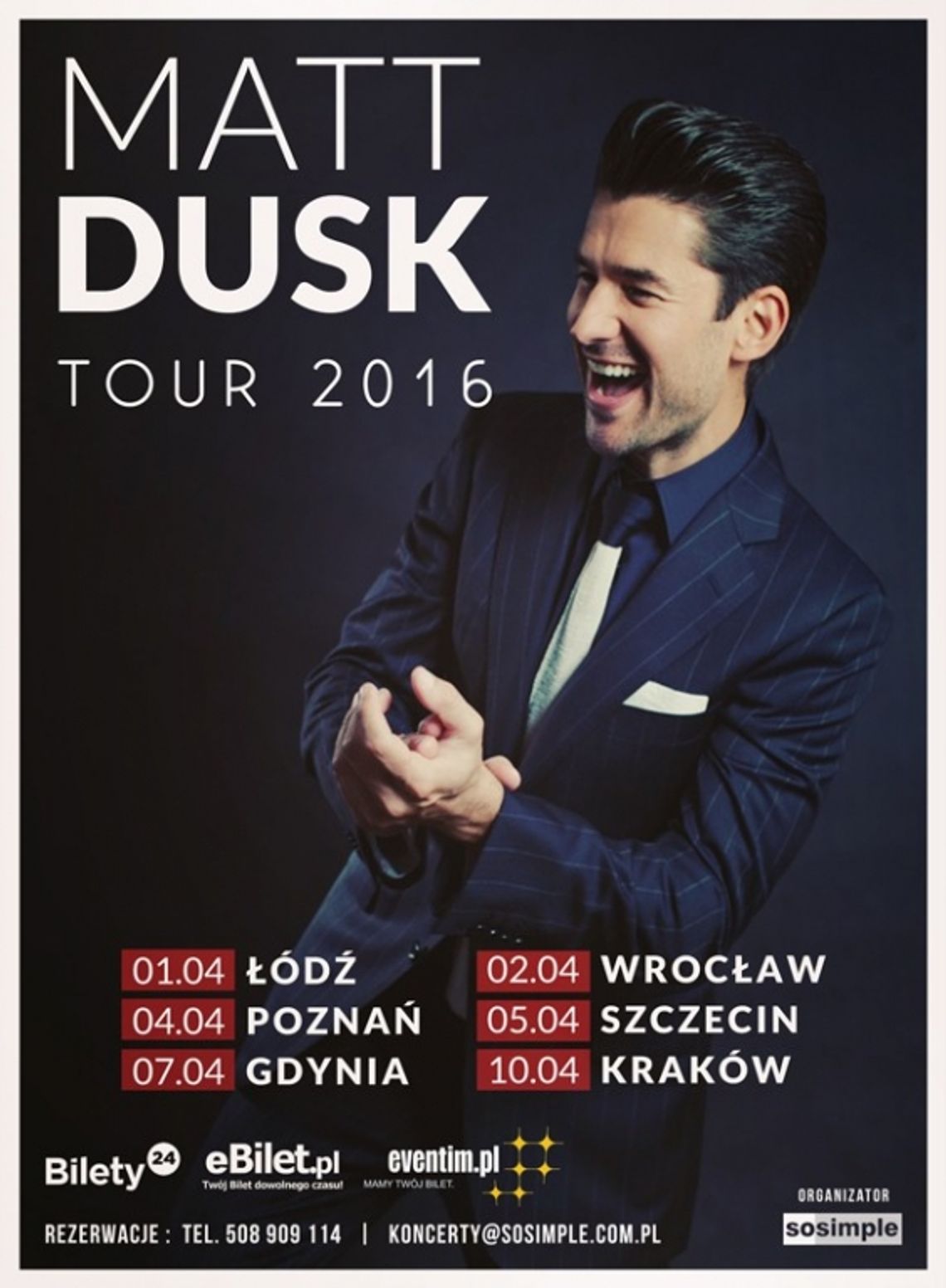 Matt Dusk w łódzkiej Wytwórni