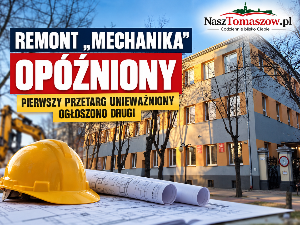 „Mechanik” czeka na wykonawcę. Pierwszy przetarg upadł, a zegar przy unijnej inwestycji już tyka